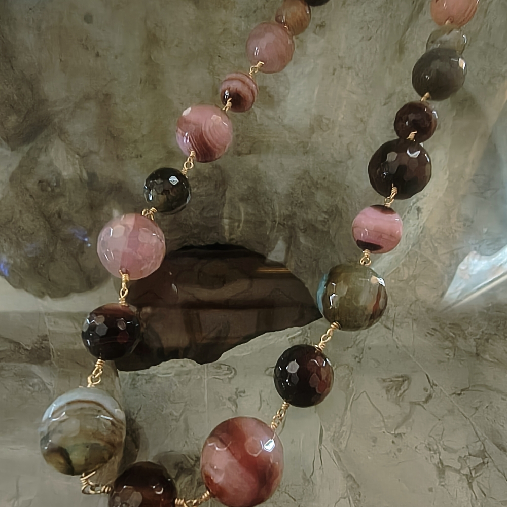 Chic Multicolor Beaded Necklace